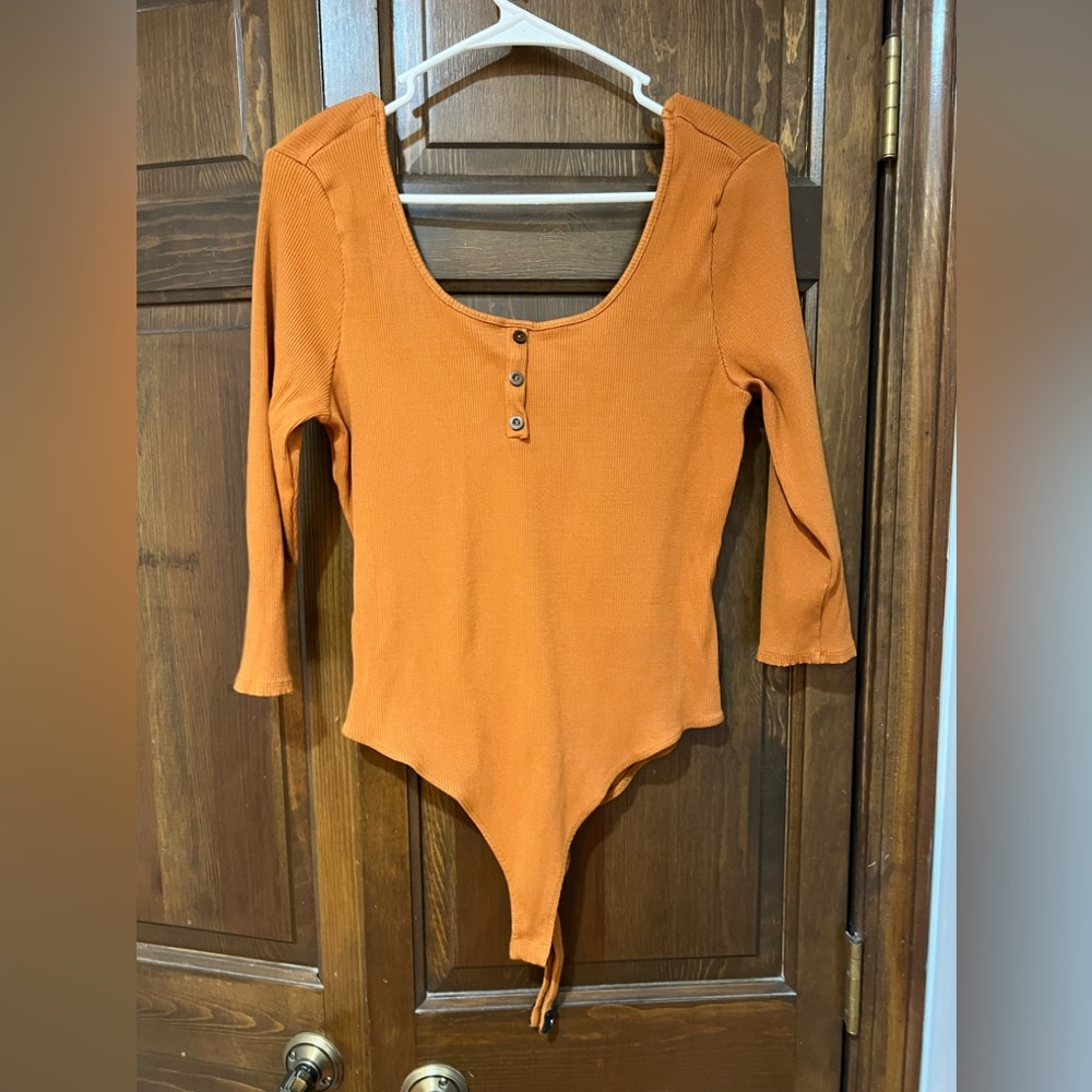 Charlotte Russe orange bodysuit size 2X